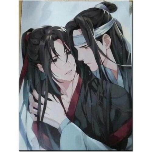 Sad Love cartoon anime lover 5D Diy Diamond Painting Mo Dao Zu Shi Figure Wei Wuxian Full Square Round Rhinestone Mosaic