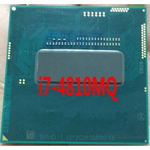 Intel latop core Original QS/ES i7 4810MQ QS QDQG Haswell 2.8G/3.8G 6M 47W Laptop CPU processor free shipping