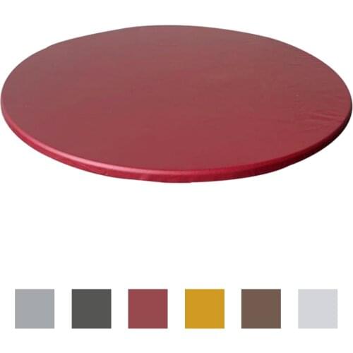 40 Inch Elastic Edged Round Table Cloth Table Protector Oilproof Table Cover