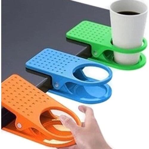 Fashion Cup Coffee Drink Holder Clip Use Home Office Desk Table Car Interior Accessories Random Color