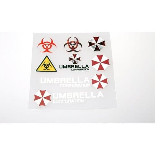 Newest Car Styling Umbrella Corporation Accessories Sticker and Decal for Ford Focous Volkswagen Skoda Polo Golf Opel Renault