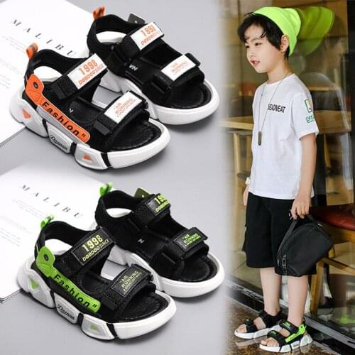 Baby Boys Shoes 2021 Summer New Girls Soft-soled Non-slip Childrens Sandals