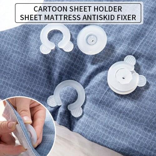 4/8Pcs Clip Blankets Fastener Cover Duvet Sheet Quilt Plastic Fixer Home Clamp Durable Non-Slip Duvet Cover Clamp For Blanket