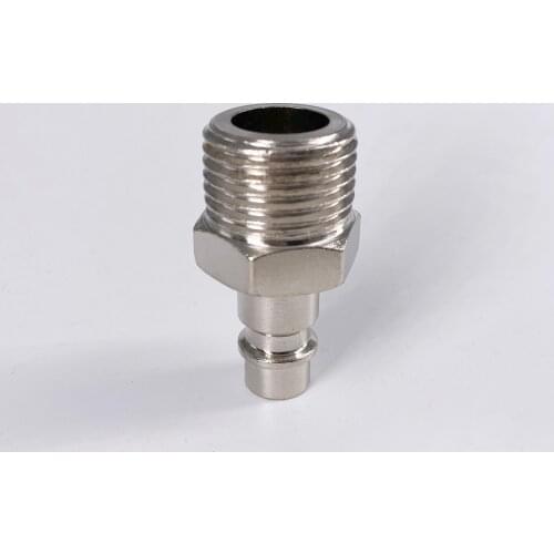 1pcs 1/4" 3/8" 1/2" BSP Male Thread EU Type Pneumatic Fitting European Standard Quick Coupler Connector