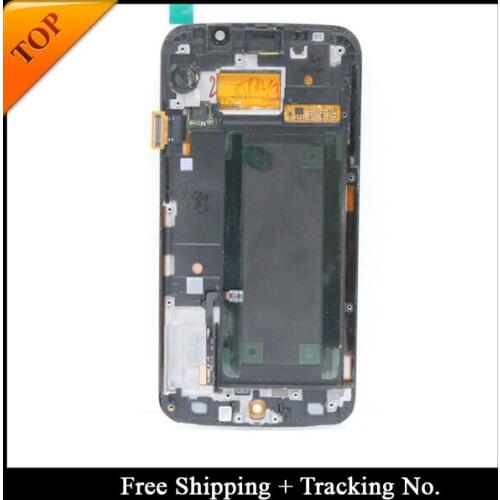Tested Super AMOLED For Samsung S6 edge G925F LCD For Samsung G925F S6 edge Display LCD Screen Touch Digitizer Assembly