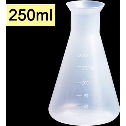 Transparent Laboratory Conical Flask Plastic Science Glass Plastic Flask Safety Glassware Laboratory School Research Supplies