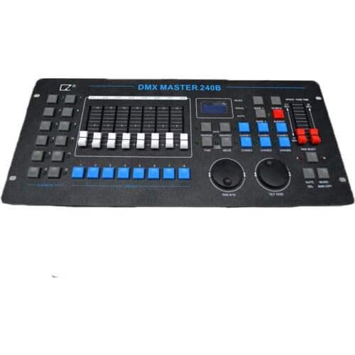 New DMX 240B DMX512 Dj console moving head light control 240 Disco Dmx console LED par light beam stage lights controller