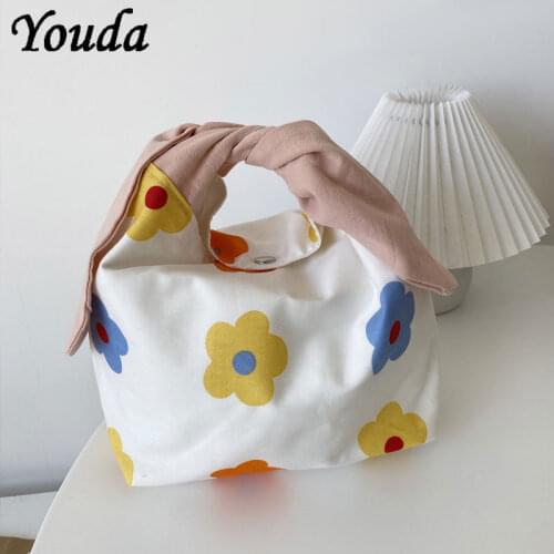 Youda 2021 New Hot Fashion Japanese-style Lunch Box Bag Cute Rabbit Simpl Women Small Fresh Lovely Lunch Bags For Girls Handbag