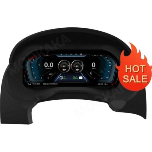 12.3'' LCD Android 9.0 Car Dashboard Player GPS Navigation For Mitsubishi Pajero 2006-2016 Multimedia Digital Instrument Display