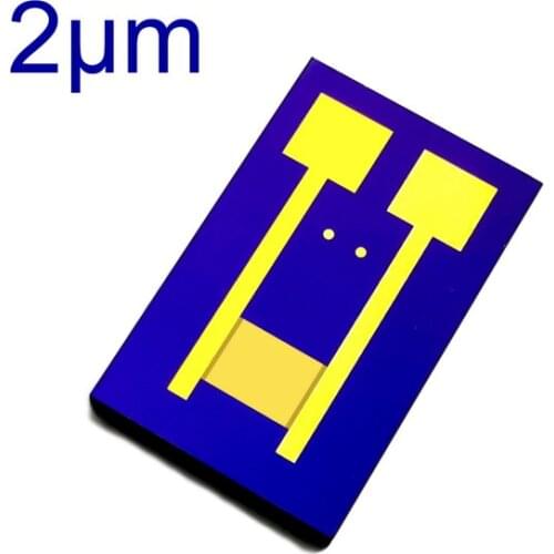 2 um silicon-based interdigital electrode gas optical humidity medical biosensor chip MEMS high precision