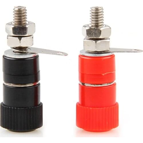 2PCS Speaker Amplifier Terminal Binding Post Banana Plug Socket Female Connector