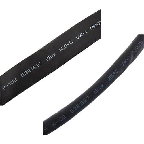 2 Pcs Length Polyolefin Heat Shrinkable Tube Sleeving 2:1 Shrink Ratio, Dia 10Mm & Dia 6Mm