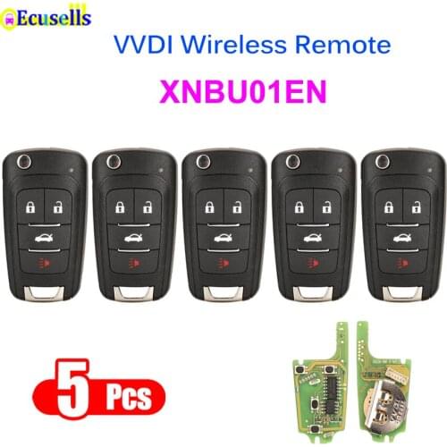 5pcs/lot XNBU01EN Xhorse VVDI Wireless Universal Remote Car Key for VVDI2 VVDI Key Tool for Honda Style