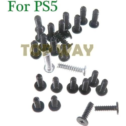 50sets Replacement 26 in 1 FOR PS5 handle full set screw For Sony PS5 PlayStation Dualshock 5 DS5 Controller Screws Head Screw