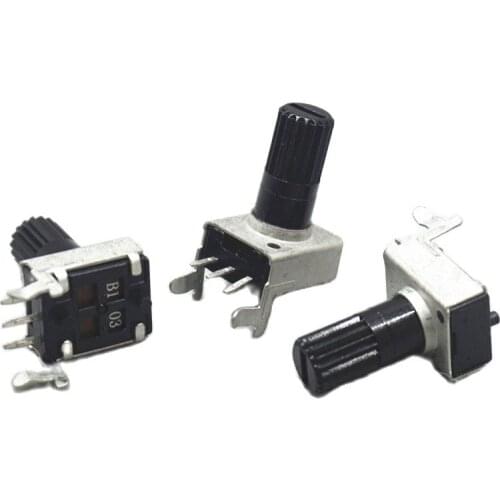 50PCS/LOT RV09 10K B103 WH09 B10K 13MM Bending foot potentiometer FREE SHIPPING