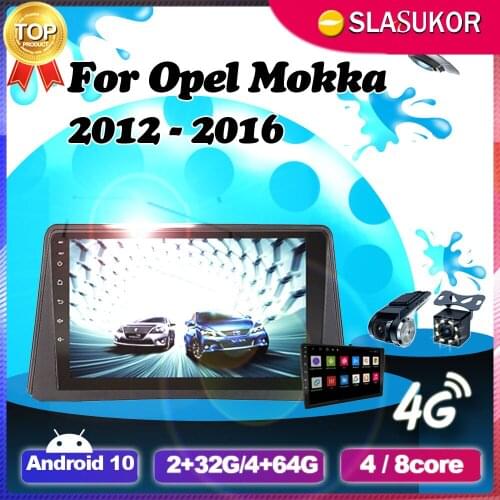 6+128G Android 10 For Opel Vauxhall Mokka 2012-2015 2016 For Buick Encore 2013-2019 Video Player Navigation Car GPS DVD 2din