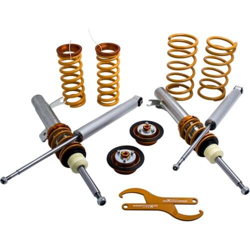 Adj. Shock Absorber Coilovers suspension Strut for Ford Focus MK1 98-05 1.8 16V