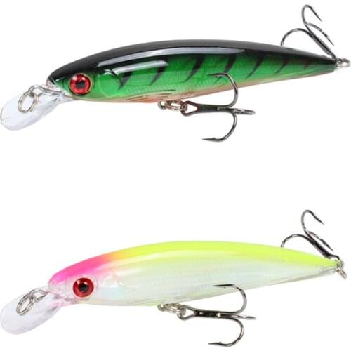 1pcs Minnow Fishing Lure 13g/11cm Laser Hard Baits Artificial Wobblers Crankbait Bass Carp Fishing Tackle 10 Colors Available