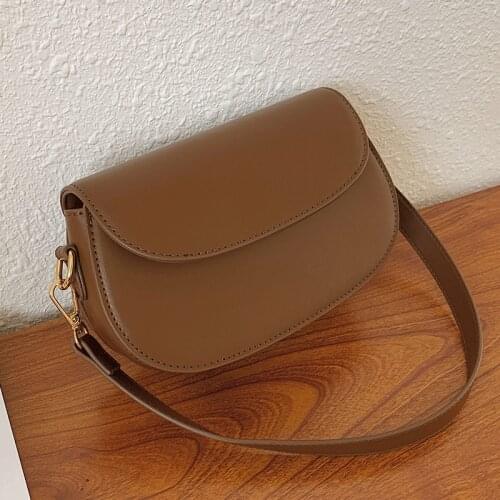 Women Handbags Designer Brand Shoulder Bags for Girl Solid Color Flap Crossbody Bag Female New Fashion Vintage Messenger Bag Sac