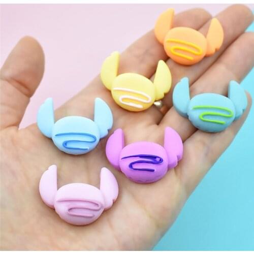 Julie Wang 10PCS Resin Pastry Charms Cake Random Color Artificial Food Pendants Jewelry Making Accessory Decor