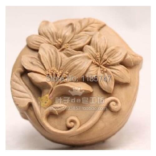 New arrival flower shaped scent soap mold , silicone mold for handmade crafts, chocolate mold cake mold