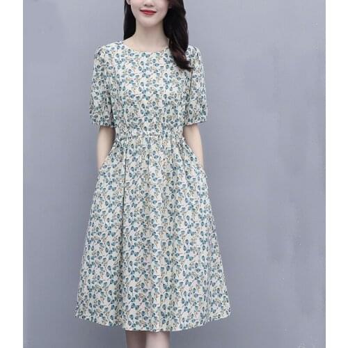 KK LUFAINA Summer Dresses With Sleeves