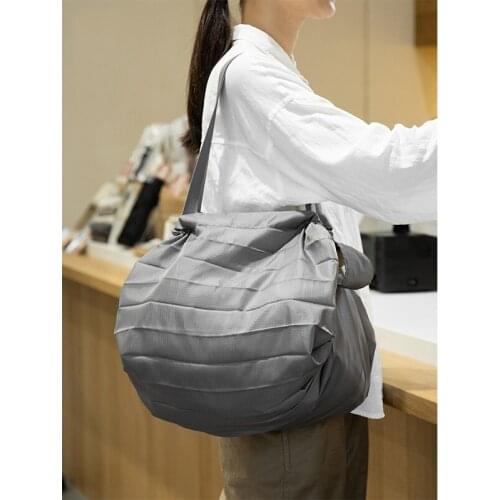 Fashion women shopping bag foldable environmental protection bag large capacity cloth bag female bag portable large cloth bag