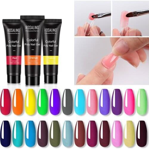 Poly Nail Gel Nails Finger Nail Art Manicure Acryl Gel Hybrid Polish Extension Nail Polish Glow In The Dark Nail Polish