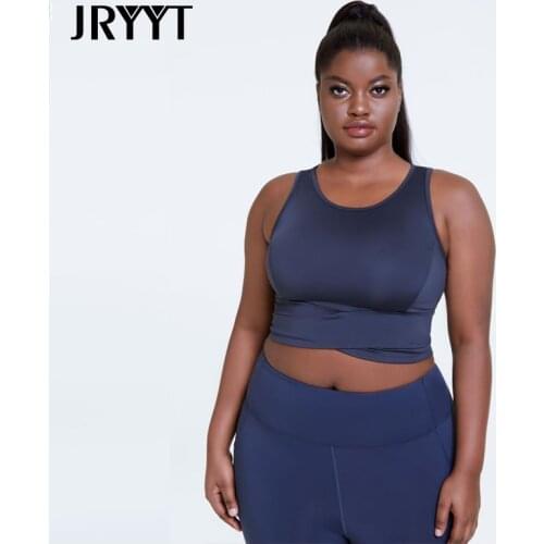 JRYYT Plus Size Quick-Dry Seamless Sport Bras Women Shockproof Running Fitness Gym Workout Tops Female Breathable Yoga Bra L-4XL