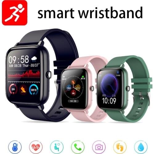 P6 Smart Watch Bluetooth-compatible Fitness Tracker Sport Watch Heart Rate Monitor Blood Pressure Smart Bracelet for Android IOS