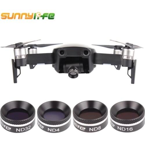 SUNNYLIFE Portable Ultra-thin Multilayer Coating Lens Filters for DJI Mavic Air Drone Camera Accessories ND4 / ND8 / ND16 / ND32