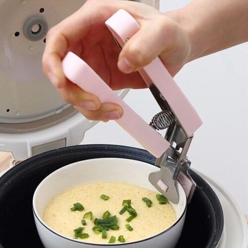 Plate Anti-scald Tongs Casserole Steamed Vegetables Stainless Steel Household Kitchen Utensils Small Materials Tools