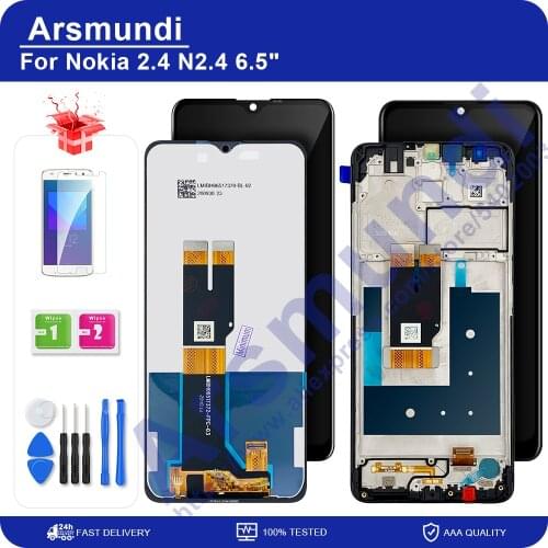 6.5" For Nokia 2.4 LCD Display Touch Screen Digitizer Assembly For Nokia N2.4 TA-1277 A-1275 A-1274 A-1270 LCDs