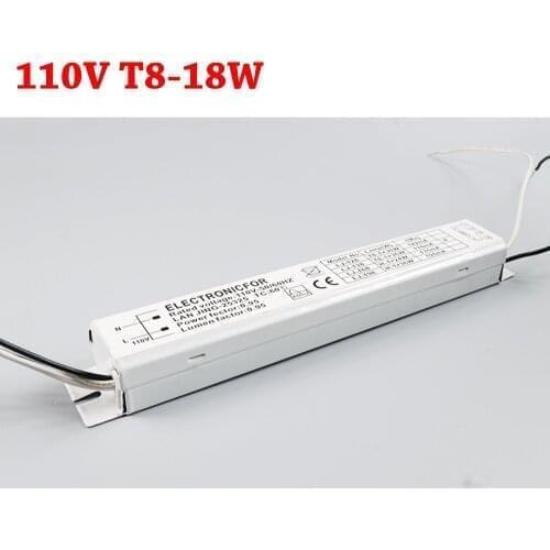 1 Pc 110V AC T8 Fluorescent Ballast For 18W Electronic Lamp Ballast 50/60HZ