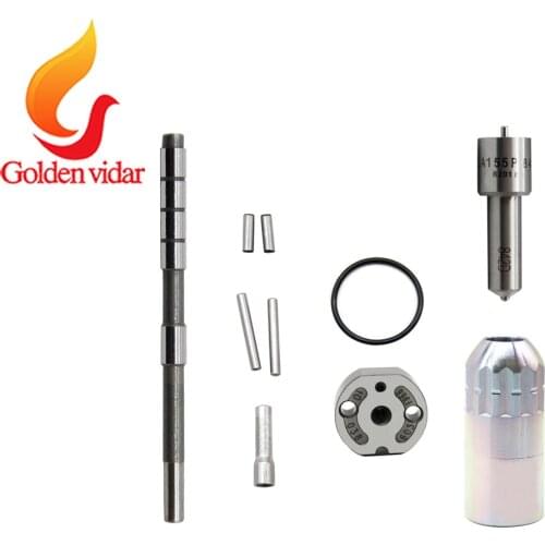 2pcs/lot Common Rail Diesel fuel repair kit 095000-6593, for DEN injector, nozzle DLLA155P842, for fuel injection spare parts