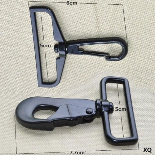 For 2" 50mm belt webbing buckle hooks 5pcs strong resistance hooks for belt bags Clips Snap Hook Trigger
