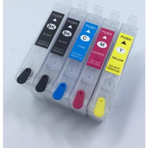 YOTAT 2BK+C/M/Y refill ink cartridge T1281 T1282 T1283 T1284 for Epson Stylus S22 SX125 SX130 SX230 SX235W SX420W SX425W SX430W