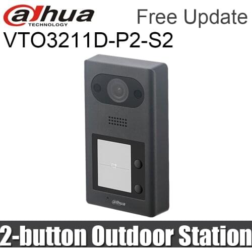 Dahua VTO3211D-P2-S1 IP 2-button Villa Outdoor Station video intercoms Built-in Speaker Night Vision Replace vto3211D-P2
