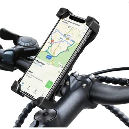 Bike Phone Holder 360 Degree Rotatable Bicycle Handlebar Holder Is Suitable for 4-7 Inch Mobile Phone Holder Riding Accessories