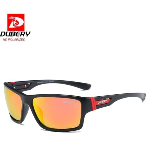DUBERY Luxury Brand Sunglasses Men Polarized Male Driver Shades Goggles Sport Outdoor Eyewear Vintage Sun Glasses For Men Oculos
