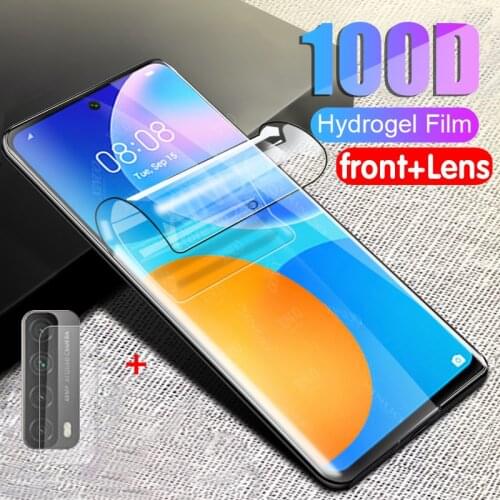 Hydrogel film for huawei P smart 2021 camera screen protector for huawei P smart Psmart huavei P smart protective glass film