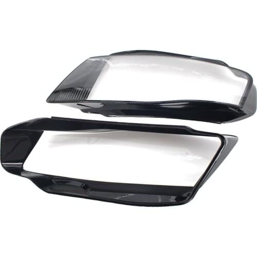 Car Headlight Lens Cover for Audi A4 2009-2012 B8 Left and Right Side Headlamp Pack of 2 Left Driver and Right Passenger Side