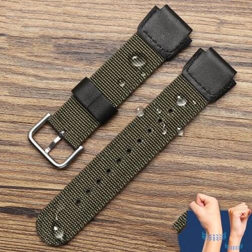 Nylon strap for Casio band for SGW-300H 400H 500H MRW-200H AE-1000W AE-1300 AE-1200 W-S200H W-800H W-216H W-735H W-215 AEQ-110W