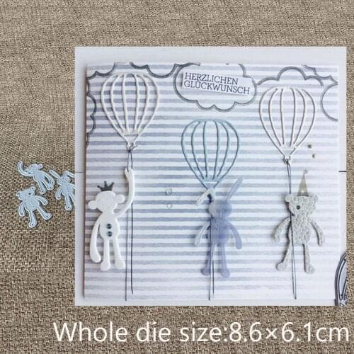 New Design Craft Metal Cutting Die cut dies monkey bunny bear animals scrapbook Album Paper Card Craft Embossing die cuts