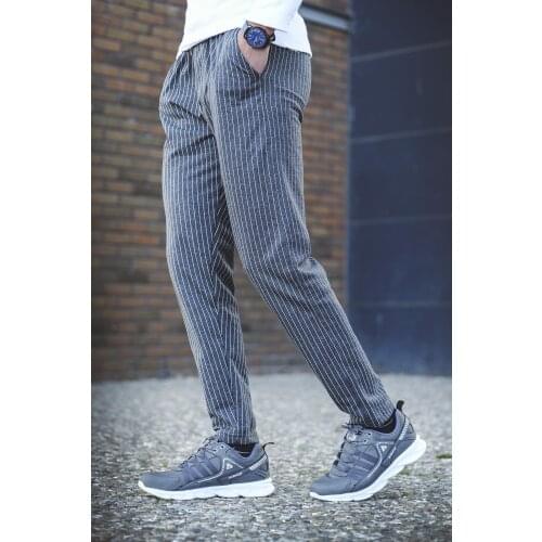 Ernesto Slim Fit Striped Jogger Tracksuit Bottom