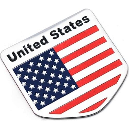 Sweden Spain England Turkey Malaysia Indonesia European Canada National Emblem Flag Logo Car Body Shield-Styling Stickers