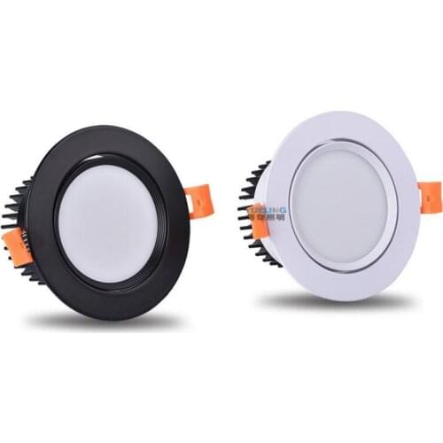 LED ceiling COB Downlight Dimmable ac110-240V 5w 7w 9W 12W 15w Recessed Led ceiling lamp Spot light Bulbs Indoor Lighting