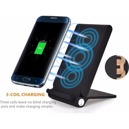 Universal Qi Wireless Fast Charger For Samsung Galaxy S9 S8 plus S7 6 Note 8 6 5 3 Fast Charging For iPhone X 8 7 6S plus type C