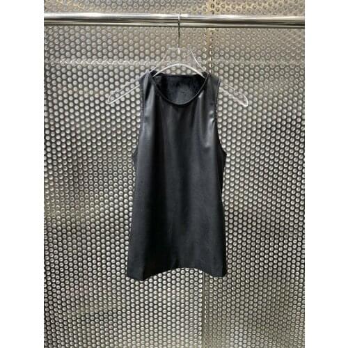 Женские кожаные жилеты UOSU China At AliExpress