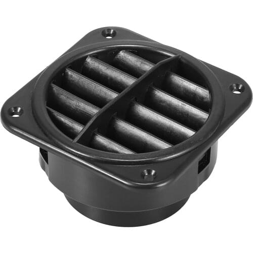 Uxcell 75mm 60mm 42mm Car Ducting Warm Air Vent Deflector Outlet Heater Air Conditioning Louvered for Auto Square Type